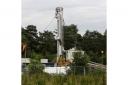 A fracking well