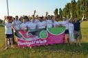 Finchley Rugby Club players help launch North London Hospice's new Twilight Walk.