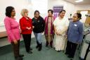 The Dugdale Centre hosted a number of events, chaired by Councillor Christine Hamilton (second left), to mark International Women's Day