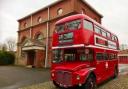 London red bus - donated 
from Whitewebbs Transport Museum - image provided by school