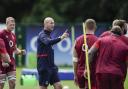 England head coach Steve Borthwick issues instructions