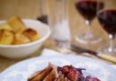 Pan roasted duck with a Sweet Eve strawberry red wine sauce