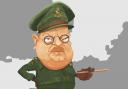 Captain Mainwaring by Stephen Mansfield will be on show at the Southgate and Palmers Green Designers Art and Craft Fair