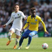 Yves Bissouma in action against Leeds. Picture: Action Images