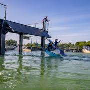 A kayak cross starting ramp has been installed at Lee Valley White Water Centre. Image: Sam Mellish