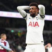 Tottenham's Emerson Royal shows his frustration against Aston Villa