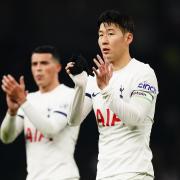 Tottenham's Son Heung-min acknowledges supporters after defeat