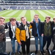 Young fans at Spurs' hallowed grounds at White Hart Lane