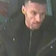 The Metropolitan Police has issued this image of a man they would like to speak to in connection with indecent exposure on the 329 bus in Palmers Green