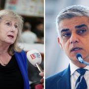 Susan Hall (left) and incumbent Sadiq Khan (right) are the two frontrunners in the London Mayoral election