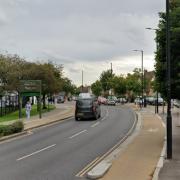 The stabbing took place in Hertford Road