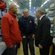 MP Andy Love meeting Royal Mail staff on Friday