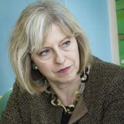Home Secretary Theresa May supporting Enfield MPs campaign