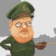 Captain Mainwaring by Stephen Mansfield will be on show at the Southgate and Palmers Green Designers Art and Craft Fair