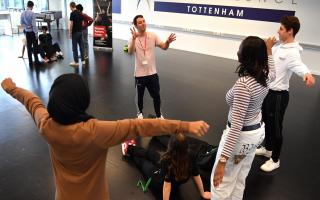 A drama workshop at Spurs. Tottenham Hotspur has teamed up with the West End’s Ambassador theatre group for a community production in Tottenham and at a West End theatre in April 2025