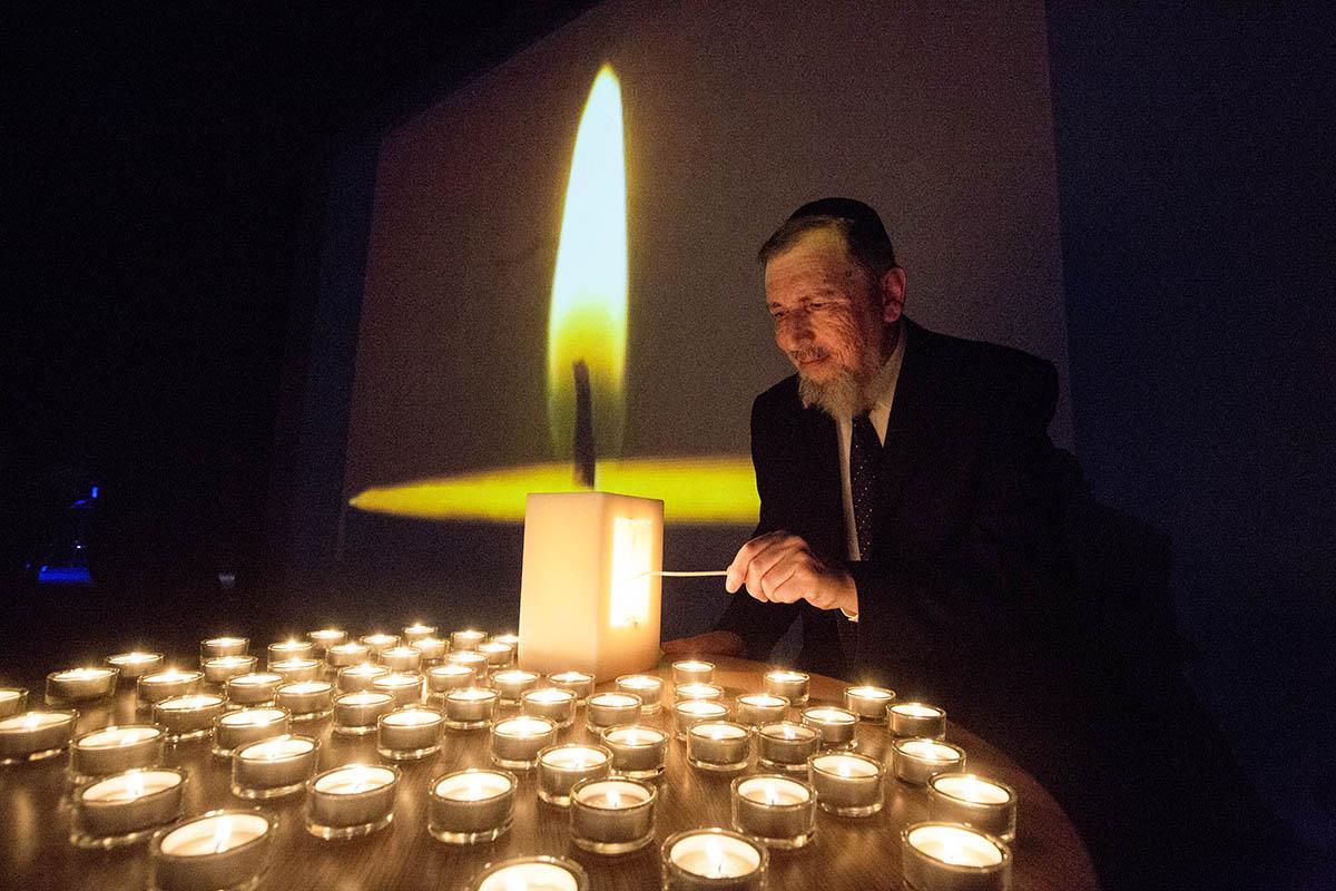 The Dugdale Centre in Enfield hosted an event to mark the 70th anniversary of Holocaust Memorial Day on Tuesday, January 27, 2015