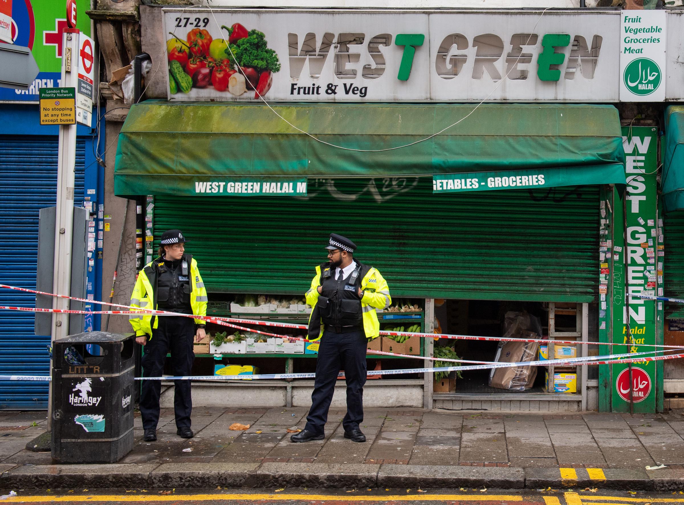 Police called to stabbing at butchers near Seven Sisters