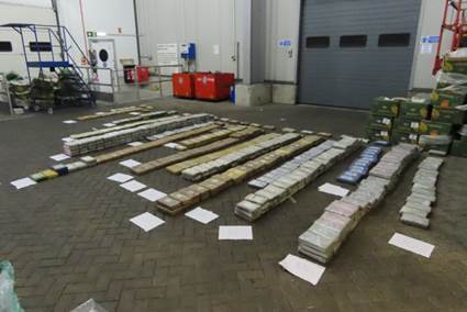 Cocaine from one pallet (Photo: NCA)