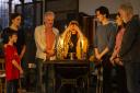 The cast in rehearsals for RAGS, credit Pamela Raith