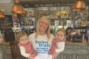 Amy Pringle with twins Lottie and Gracie