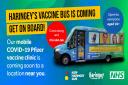 Haringey launches its own vaccine bus. Photo: Haringey Council.