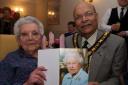 Laura Silverman with mayor, Councillor Mrinal Choudhury (Picture by Dermot Carlin)