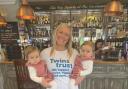 Amy Pringle with twins Lottie and Gracie