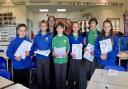 Pupils from West Grove Primary School who contributed to Children's Poetry for Her Majesty