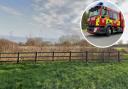 The London Fire Brigade was called to the fire at Rammey Marshes yesterday