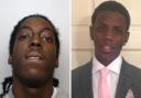 Timothy Adeoye (left) murdered Donovan Allen (right) in Enfield last year
