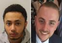 Kyle Gordon (left), of Enfield, has been jailed for murdering 23-year-old Russell Jordan Jones (right)