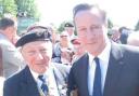 Mervyn Kersh, a member of the Southgate Branch (75th) of the NVA, met David Cameron on his trip to Normandy earlier this month