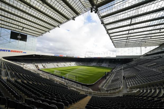 St James Park stadium in Newcastle. Credit: PA