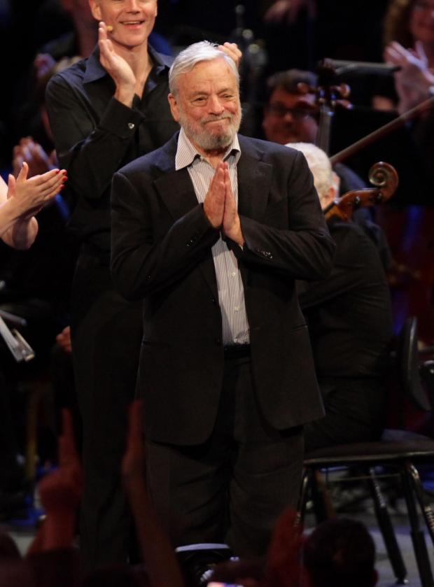 Enfield Independent: Stephen Sondheim taking an applause during the finale of BBC Proms in 2010. Credit: PA