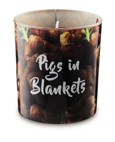 Enfield Independent: Pigs in Blankets candle (Aldi)