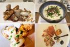 Photos via Tripadvisor show dishes from The Angel at Hetton, top, and The Star Inn at Harome below.