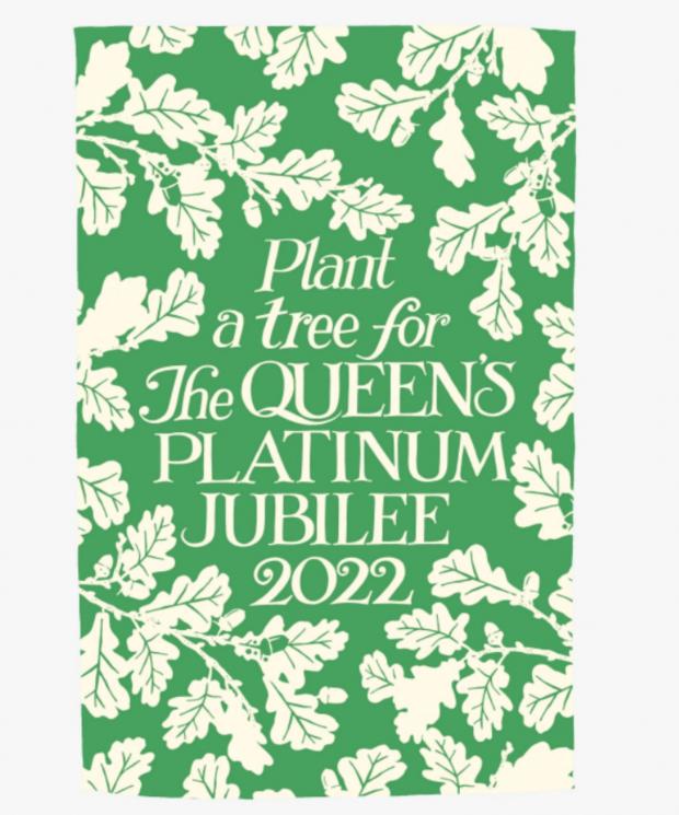 Enfield Independent: Jubilee Tree Planting Tea Towel (Emma Bridgewater)