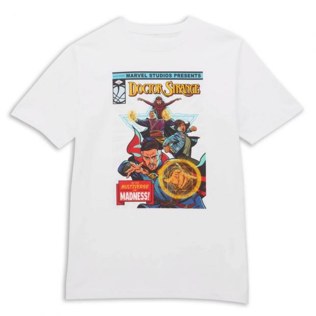 Enfield Independent: Marvel Dr Strange Star Comic Oversized Heavyweight T-Shirt (Zavvi)
