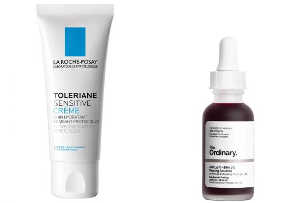 Enfield Independent:  La Roche-Posay Toleriane Moisturizer and The Ordinary peelign Solution. Credit: LOOKFantastic
