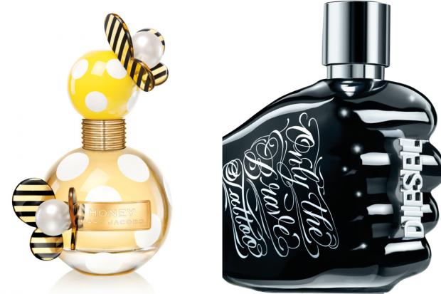 Enfield Independent: (Left) Marc Jacobs Honey EDP and (right) Diesel Only the Brave Tattoo EDT (The Perfume Shop/Canva)
