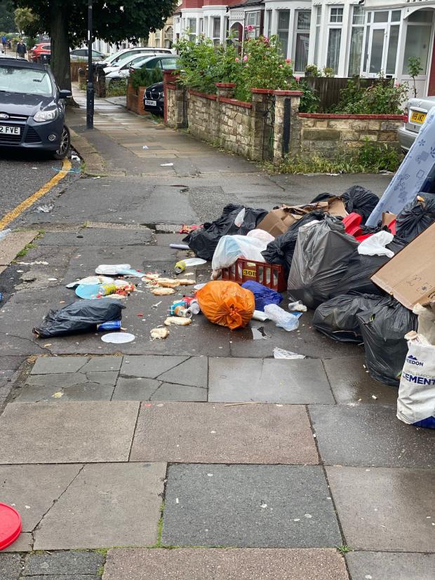 Enfield Independent: Fly-tipping at Bowes (Credit Ediz Mevlit)