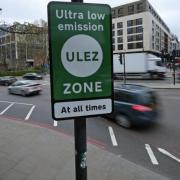 ULEZ sign. Credit: PA