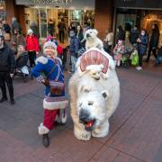 A Christmas event at Palace Exchange Shopping Centre, Enfield on December 5