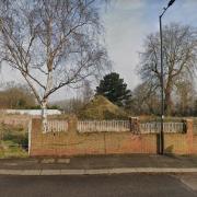 The site in Bush Hill where the homes will be built (Credit Google Streetview)