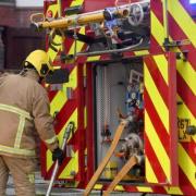 Firefighters responded to a fire at a house in Tottenham
