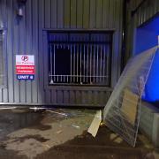A woman was hospitalised after a blaze in an industrial unit in Tariff Road, Tottenham