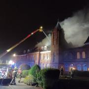 The London Fire Brigade was called to the blaze at 9.30pm last night (July 2)