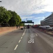 The A406 Sterling Way in Edmonton