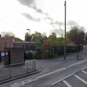 The stabbing took place at a school in Bullsmoor Lane