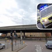 A pedestrian in his 80s was killed when he was hit by a van on the A406 Angel Road flyover in Edmonton
